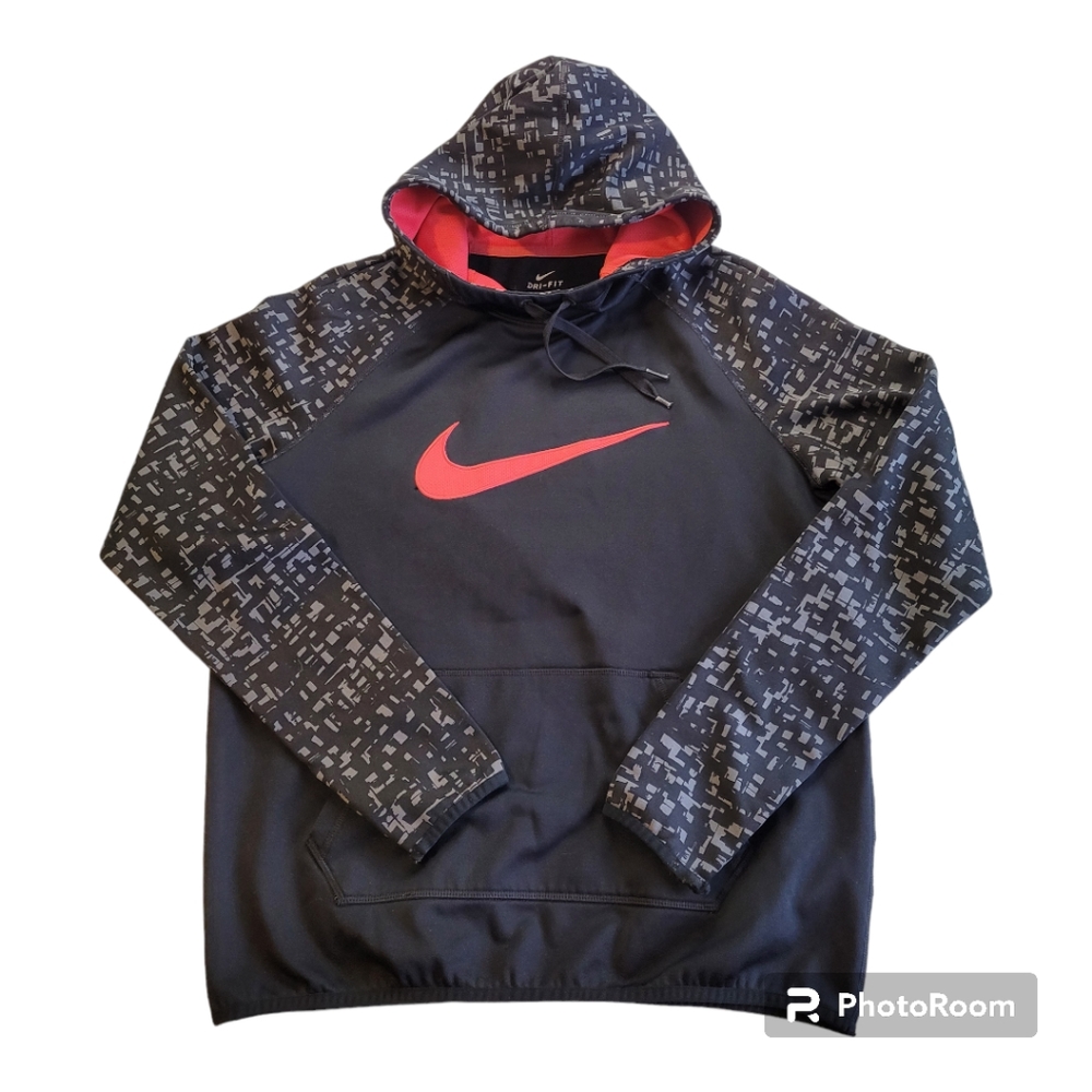 Nike Dri-Fit Medium Black Long Sleeve Women's Pullover Hoody